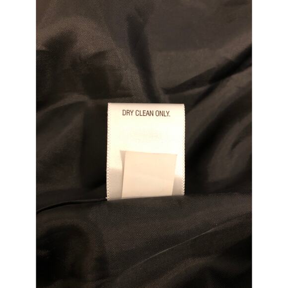 Apt. 9 Black White Tweed Blazer Jacket Removable Faux Fur Collar Single Button - Picture 9 of 9